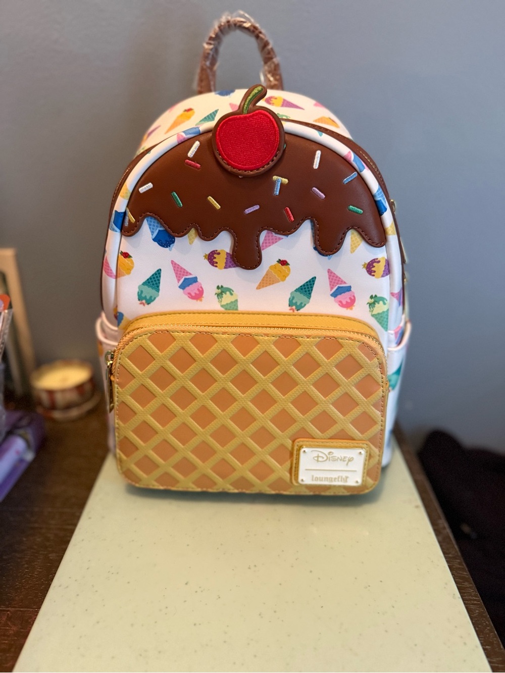 Loungefly princess Ice Cream Waffle Mini Backpack
